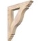 Ekena Millwork Funston Traditional Smooth Bracket, Douglas Fir, 3 1/2"W x 24"D x 28"H BKT04X24X28FST01SDF - alternate 1
